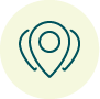An icon of a map pin representing our locations.