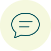 Speech bubble icon