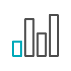 Icon of a bar graph