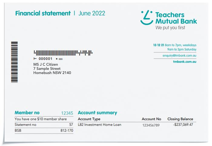 What is an account number | Teachers Mutual Bank